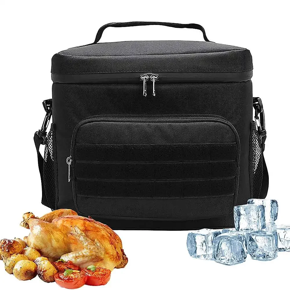 Outdoor Camping Meals - ฉนวนกันความร้อนแบบพกพากระเป๋าขนาดใหญ่กลางแจ้ง Camping อาหารกลางวัน Bento กระเป๋า Trips