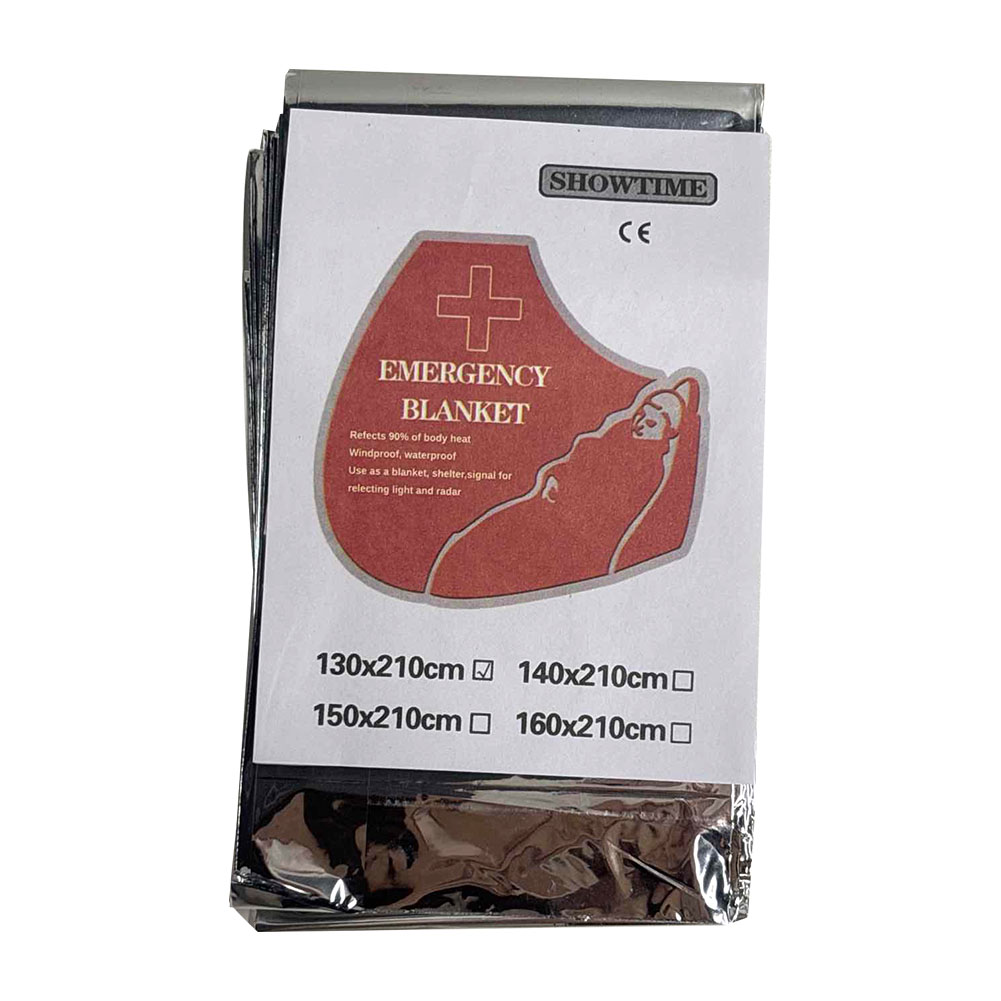 Outdoor Camping Heated Blanket - ผ้าห่มกันน้ำขนาด 130x210 ซม. ช่วยให้คุณอบอุ่น ผ้าห่มฉุกเฉินเก็บความร้อน ผ้าห่มฟอยล์สีเงินสำหรับตั้งแคมป์กลางแจ้ง