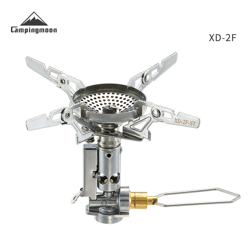 Outdoor Camping Decke - เตาแก๊สกลางแจ้ง Deck Burner อุปกรณ์เครื่องครัว CAMPINGMOON XD-2F