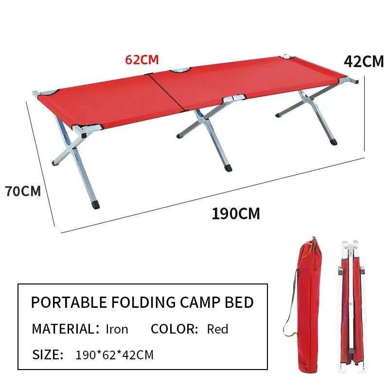 Outdoor Camping Beds For Sale - เตียงพับสำหรับใช้งานกลางแจ้งแบบพกพา ทนทาน น้ำหนักเบา สำหรับการช่วยเหลือฉุกเฉิน อุปกรณ์ตั้งแคมป์สำหรับคนเดียว ขายตรงจากโรงงาน