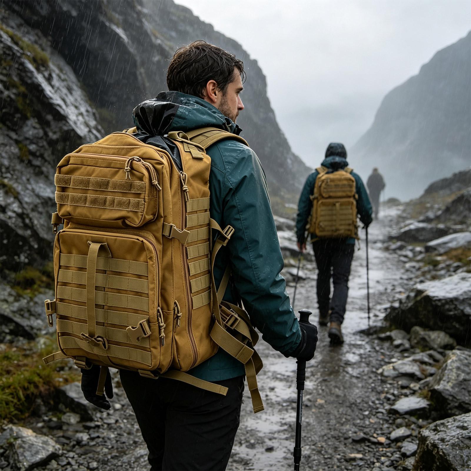 Outdoor Camping Backpack - แผ่นรองกระเป๋าเป้กันน้ำ 10 ชิ้น ความจุขนาดใหญ่ ป้องกันอย่างดีเยี่ยม สำหรับการตั้งแคมป์และการเอาตัวรอดกลางแจ้ง