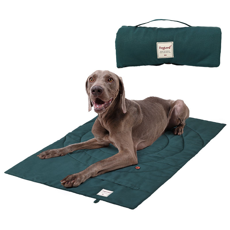 Outdoor Camping Rugs - เสื่อสัตว์เลี้ยงแบบพกพาพับได้อุปกรณ์สำหรับสัตว์เลี้ยงเตียงสุนัขกันน้ำสำหรับการจัดเก็บกระเป๋าใส่โน๊ตบุ๊คแบบพกพาทำความสะอาดง่ายกรงสุนัขตั้งแคมป์กลางแจ้ง