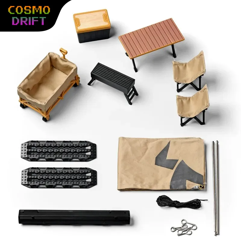 Outdoor Camping Gear - ชุดประกอบโมเดลอุปกรณ์ตั้งแคมป์กลางแจ้งจำลองขนาด 1:12 รุ่น Mn Model Mn-85k