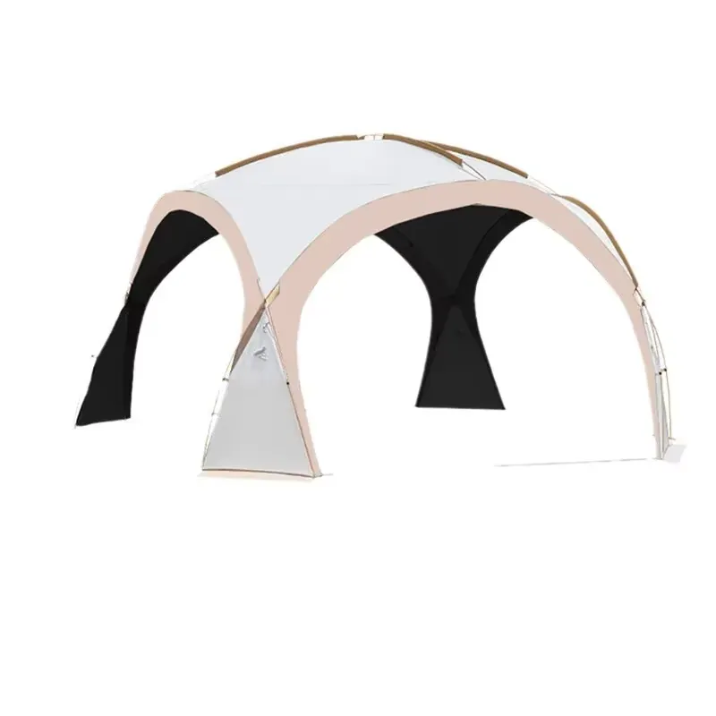 Outdoor Camping Gear - เต็นท์โดมไวนิลสีดำ Explorer สำหรับกิจกรรมกลางแจ้ง กันฝน ใช้สำหรับตั้งแคมป์ค้างคืน ชุดอุปกรณ์ครบชุด