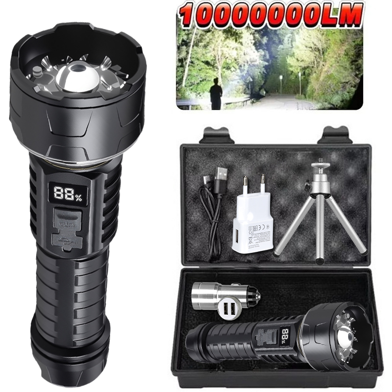 Outdoor Camping Lamp - ไฟฉาย LED แบบ COB แบบชาร์จไฟได้ 7