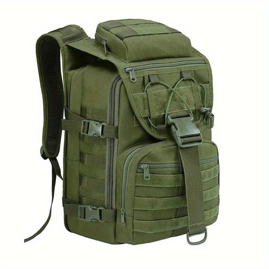 Outdoor Camping Backpack - กระเป๋าเป้สะพายหลังผู้ชายขนาด 35 ลิตร สำหรับเดินป่า ท่องเที่ยว กีฬา
