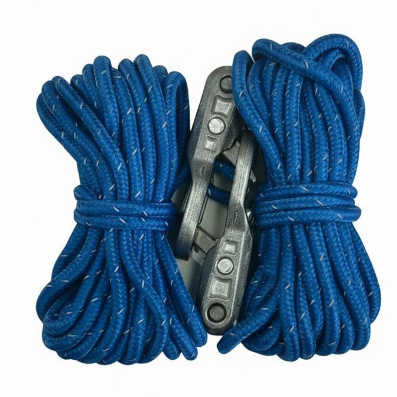 Outdoor Camping Gear - สายรัดไนลอนแบบปรับได้พร้อมคลิปหนีบสำหรับอุปกรณ์ตั้งแคมป์และเดินป่ากลางแจ้ง