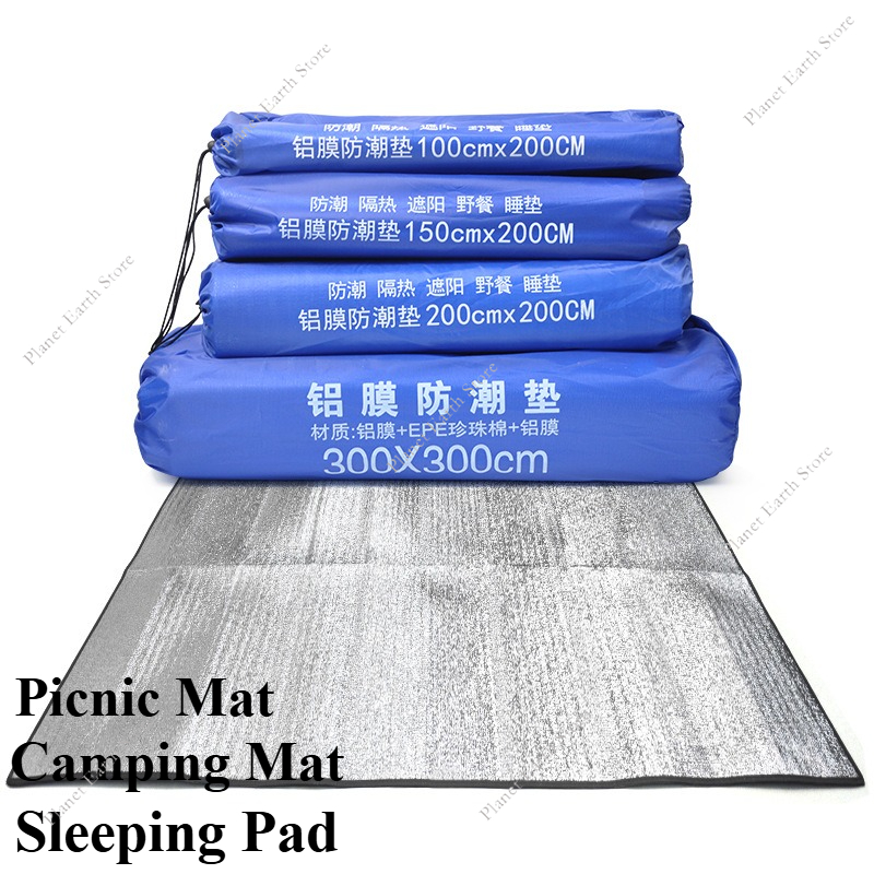 Outdoor Camping Heated Blanket - เสื่อตั้งแคมป์กลางแจ้งโฟมฟอยล์ผ้าห่มอลูมิเนียมฉนวนกันความร้อนโฟมฟอยล์เต็นท์เบาะรองนอนเสื่อปิกนิกเสื่อตั้งแคมป์สะท้อนความร้อน