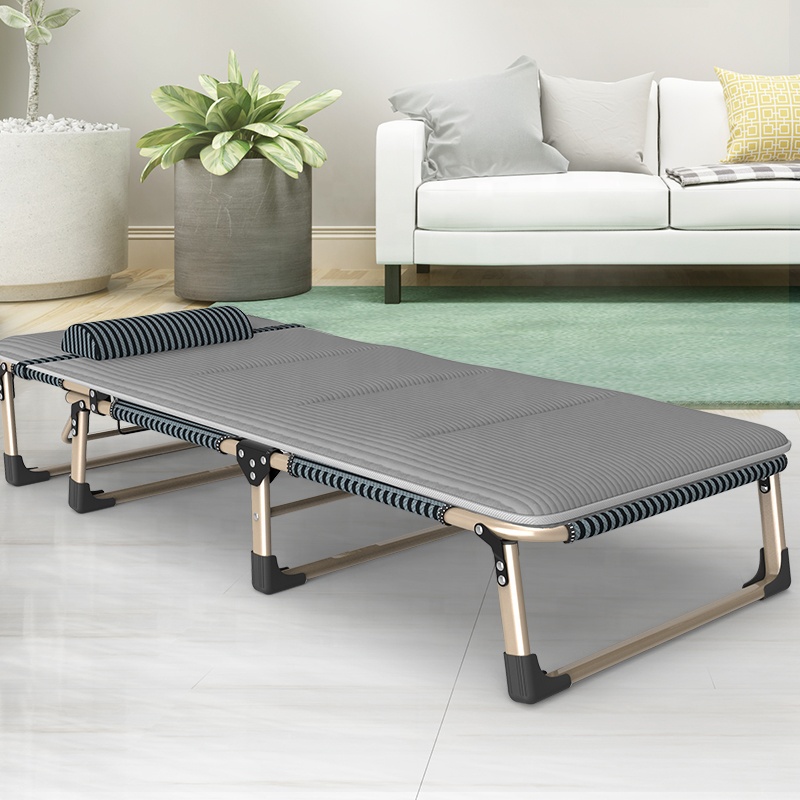 Outdoor Camping Beds For Sale - เตียงพับอเนกประสงค์สำหรับใช้งานกลางแจ้ง เตียงเหล็กพับได้สำหรับตั้งแคมป์ พร้อมที่นอน โปรโมชั่นลดราคา