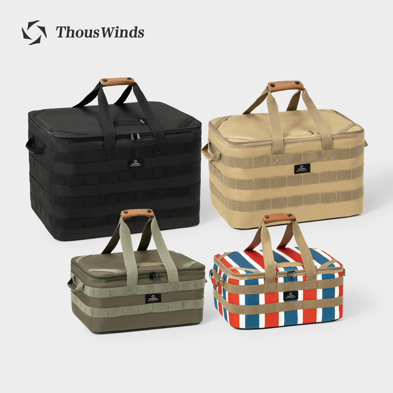 Outdoor Camping Meals - Thous ลมกลางแจ้ง Camping กระเป๋าเก็บอาหารกระเป๋าขนาดใหญ่โคมไฟเครื่องครัว Tableware Picnic
