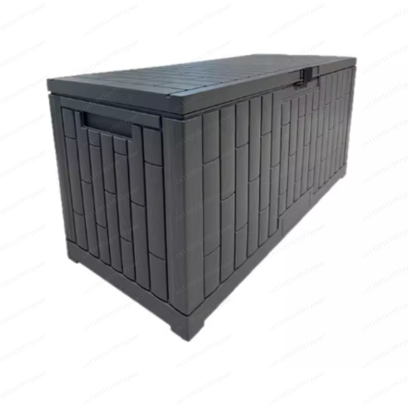 Outdoor Camping Decke - กล่องเก็บของกันฝุ่นกลางแจ้ง, กล่องเก็บของข้างสระว่ายน้ำ, กล่องเก็บของสำหรับสวนในบ้าน/ลานบ้าน/แคมป์ปิ้ง พร้อมรูกุญแจ