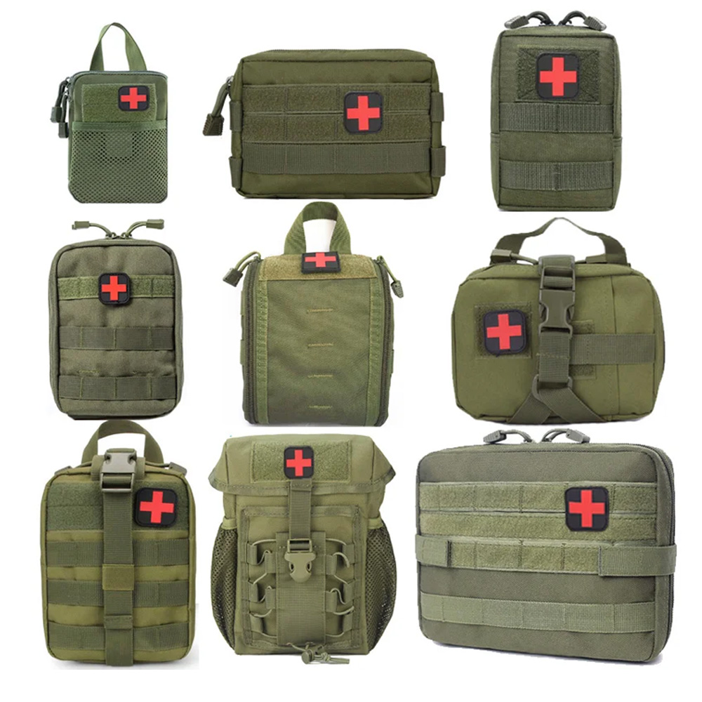 Bivvy Bag Emergency - IFAK EDC กระเป๋าเอวกระเป๋าล่าสัตว์เสื้อกั๊กชุดเครื่องมือฉุกเฉินกลางแจ้ง First Aid Kit