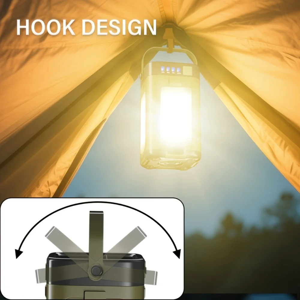 ไฟแคมป์ปิ้งพกพาพลังงานแสงอาทิต - Outdoor Camping Lamp บทวิจารณ์และราคา