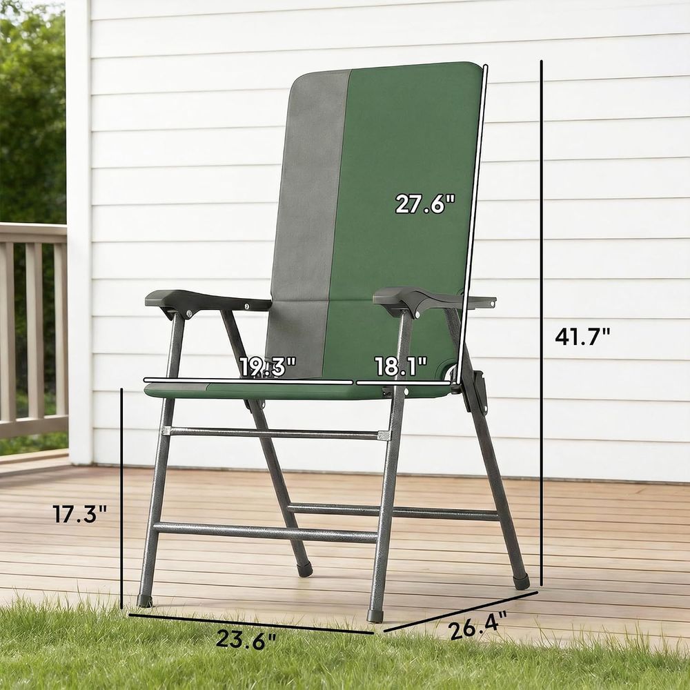 ชุดเก้าอี้กลางแจ้งพร้อมพนักพิง - Outdoor Camping Decke บทวิจารณ์และราคา