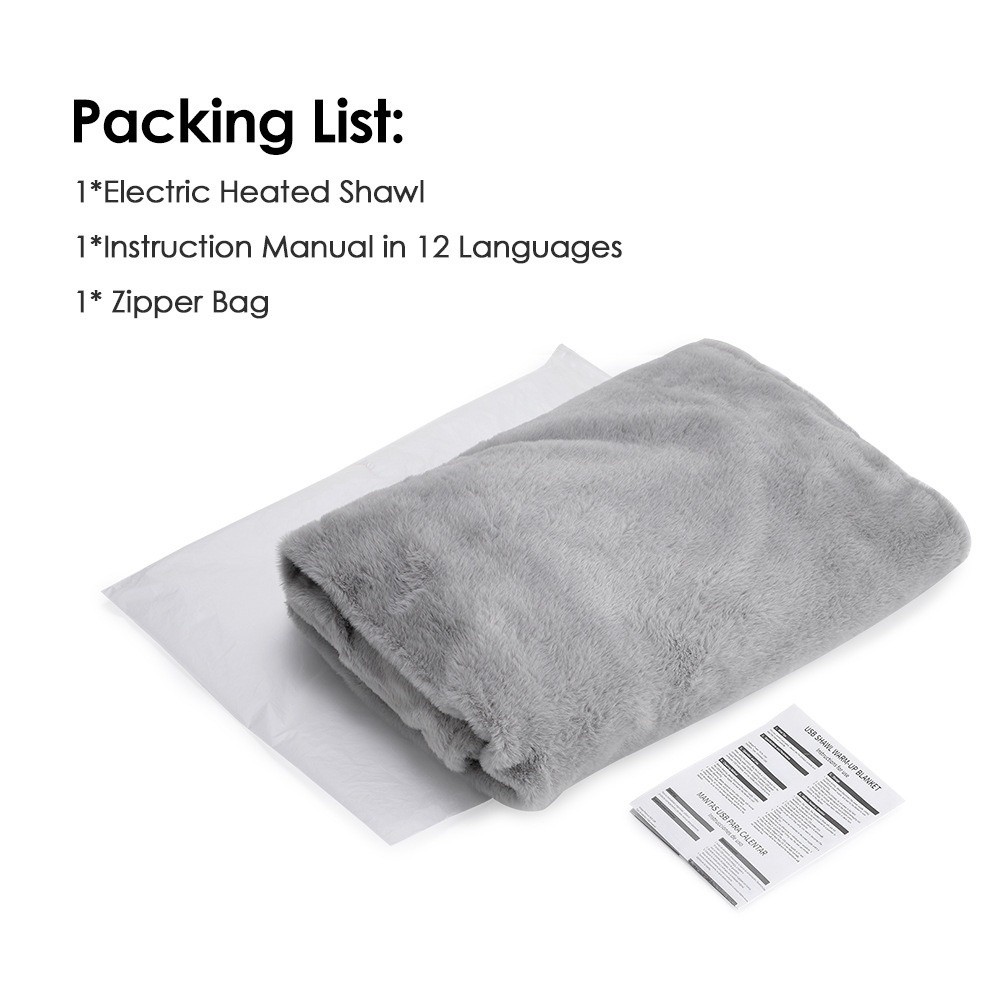 ผ้าห่มไฟฟ้าแบบพกพาคุณภาพสูง ใช - Outdoor Camping Heated Blanket บทวิจารณ์และราคา