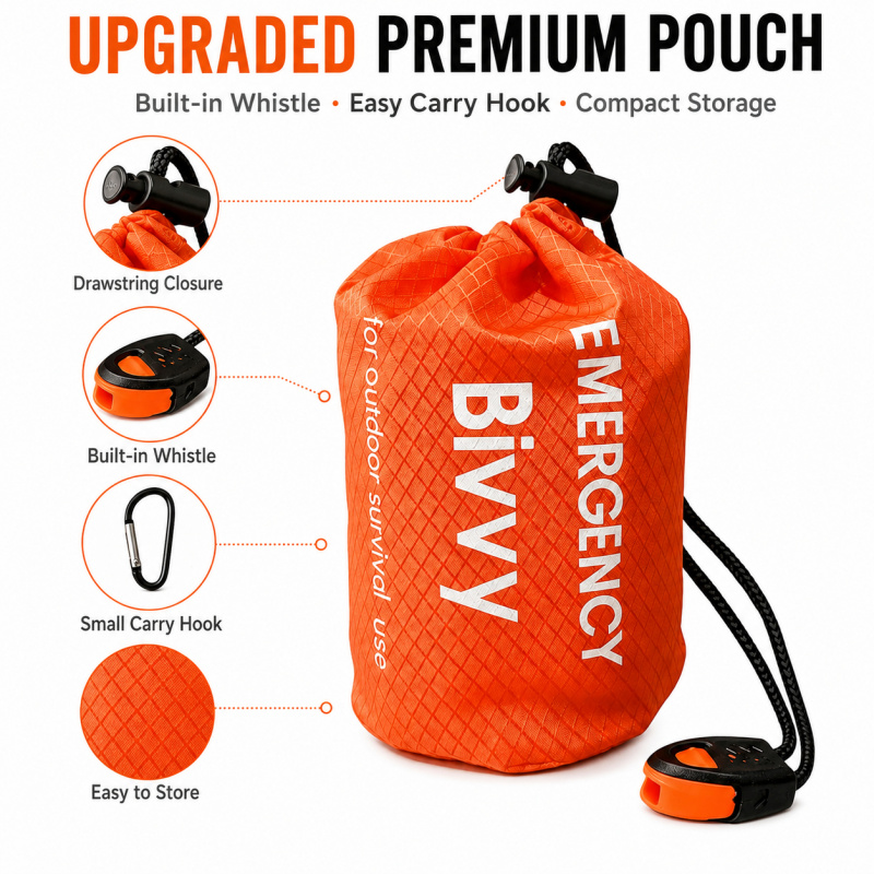ถุงนอนฉุกเฉิน 2 แพ็ค, ถุงนอนฟอ - Bivvy Bag Emergency บทวิจารณ์และราคา