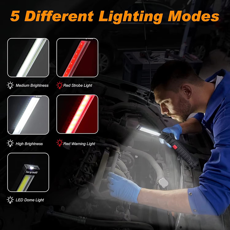 ไฟฉาย LED แบบพกพาพร้อมตะขอแม่เ - Outdoor Camping Lamp บทวิจารณ์และราคา
