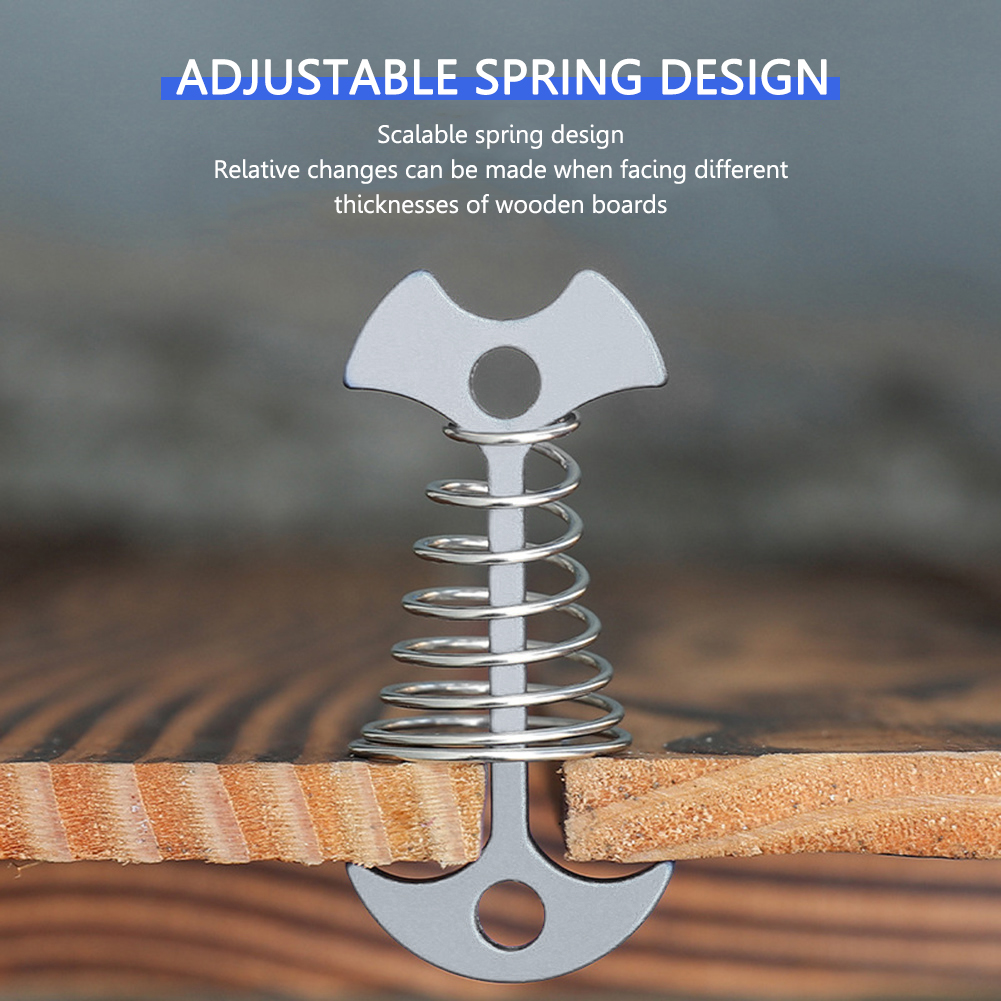 ตัวล็อคเชือกกันลมแบบพกพาสำหรับ - Outdoor Camping Decke บทวิจารณ์และราคา