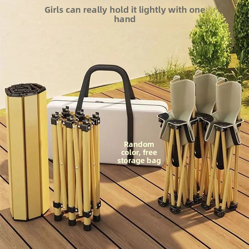 ชุดโต๊ะและเก้าอี้พกพาสำหรับกิจ - Outdoor Camping Cooking Table บทวิจารณ์และราคา