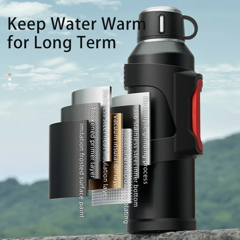 เหยือกเก็บความร้อนสแตนเลสพร้อม - Outdoor Camping Water Filter บทวิจารณ์และราคา