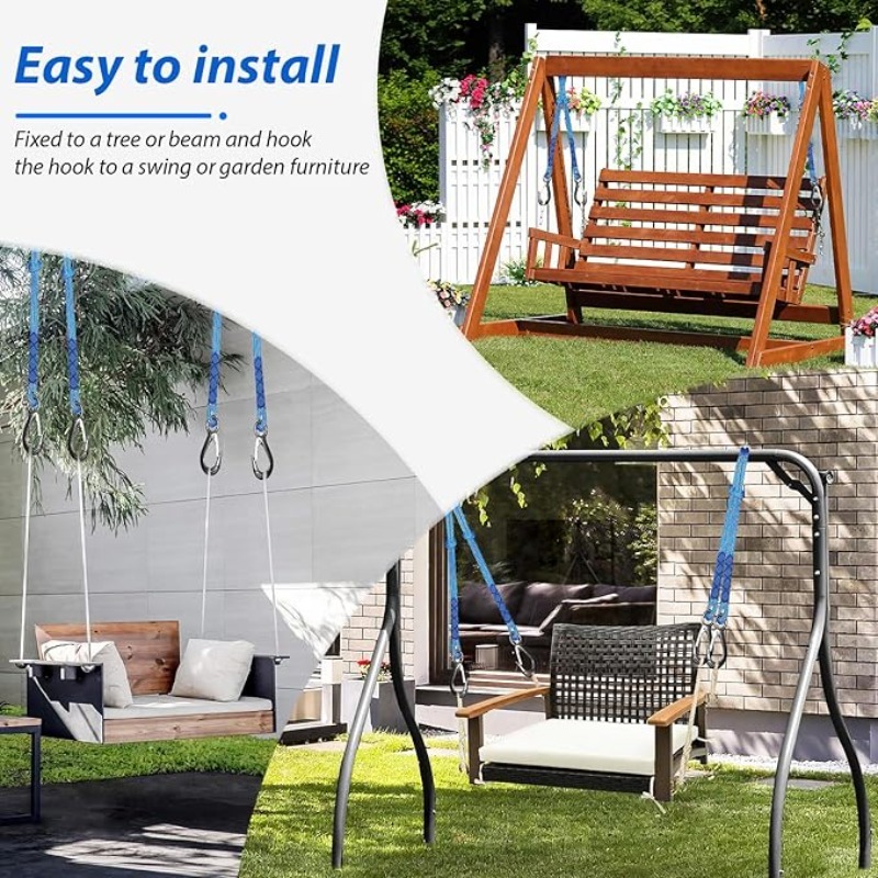 1/2 ชิ้น เชือกไนลอนพร้อมตะขอโล - Outdoor Camping Decke บทวิจารณ์และราคา