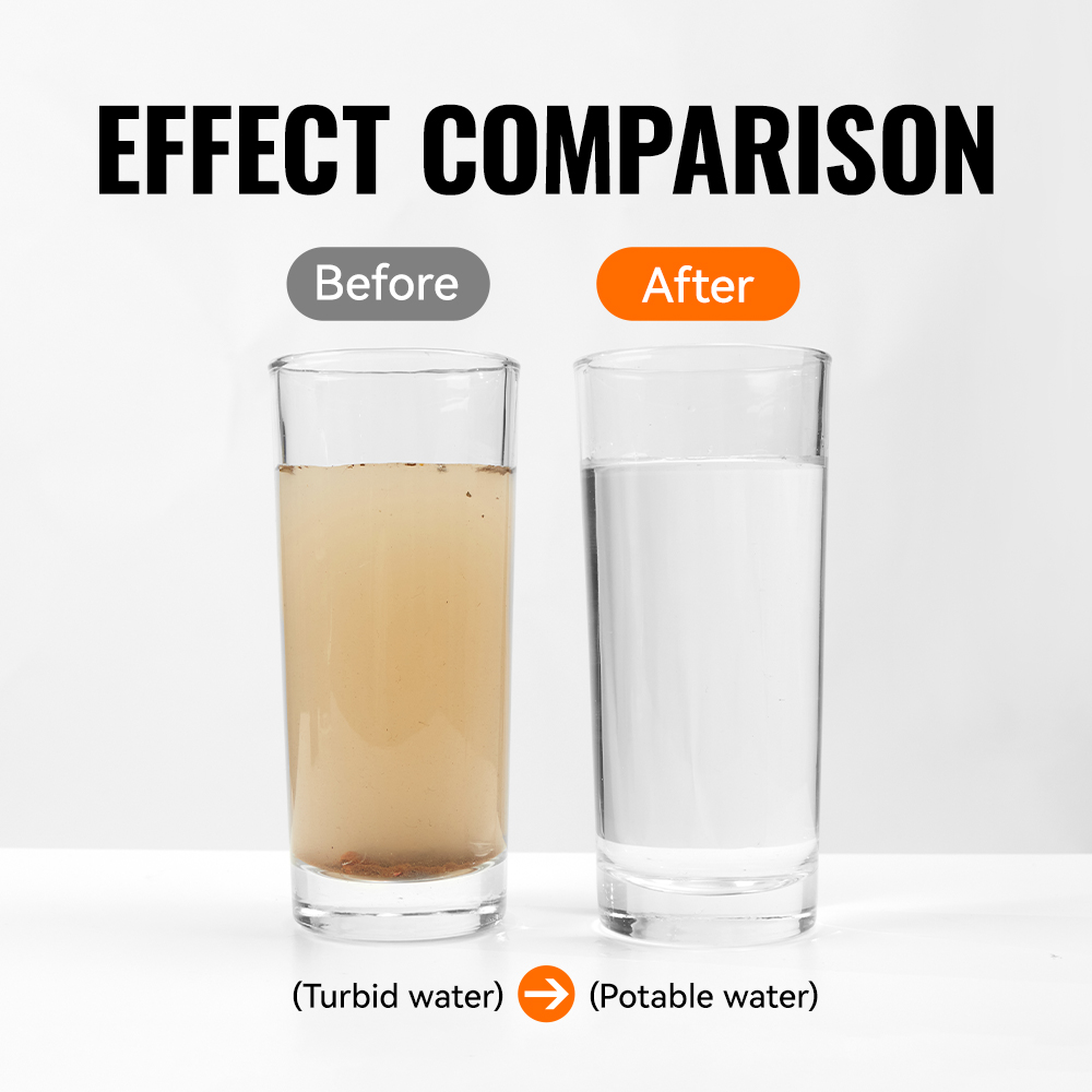 WRELS เครื่องกรองน้ำแบบพกพาสำห - Outdoor Camping Water Filter บทวิจารณ์และราคา