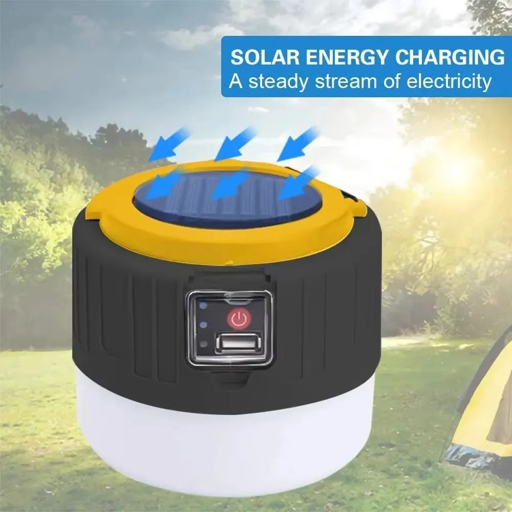 โคมไฟตั้งแคมป์พลังงานแสงอาทิตย - Outdoor Camping Lamp บทวิจารณ์และราคา