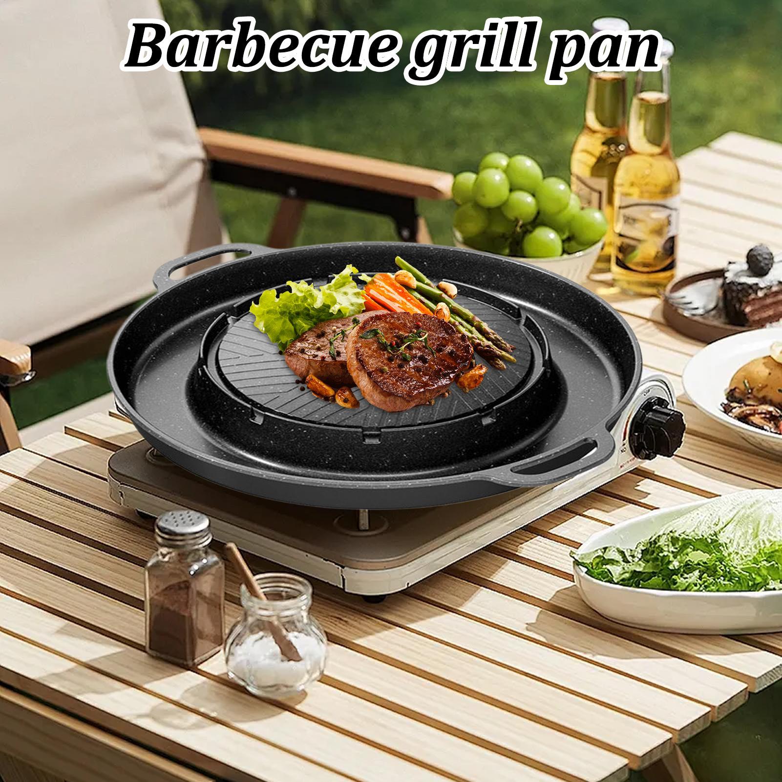 เตาย่างและกระทะร้อน 2-in-1 สำห - Outdoor Camping Cooking Table บทวิจารณ์และราคา