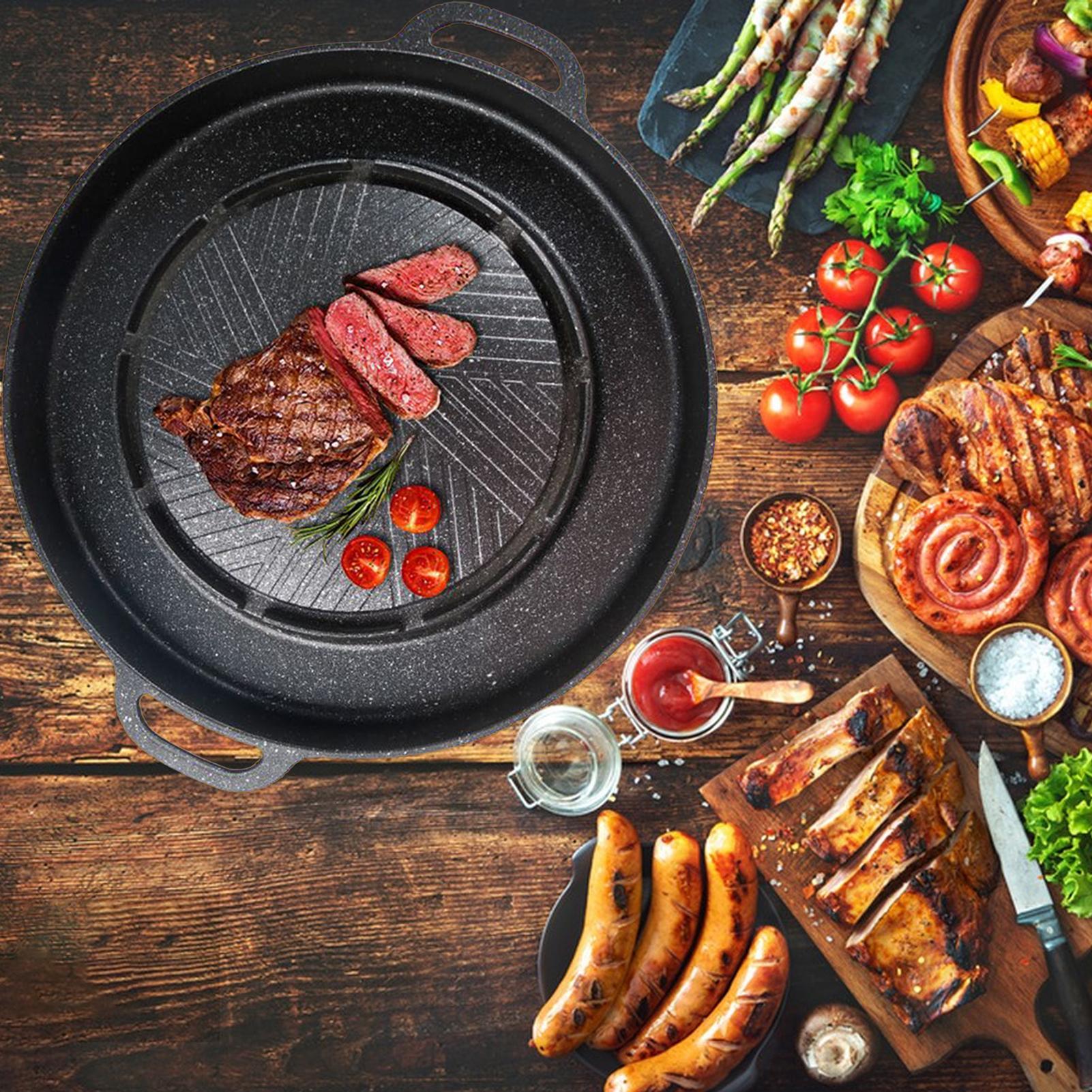 เตาย่างและกระทะร้อน 2-in-1 สำห - Outdoor Camping Cooking Table บทวิจารณ์และราคา