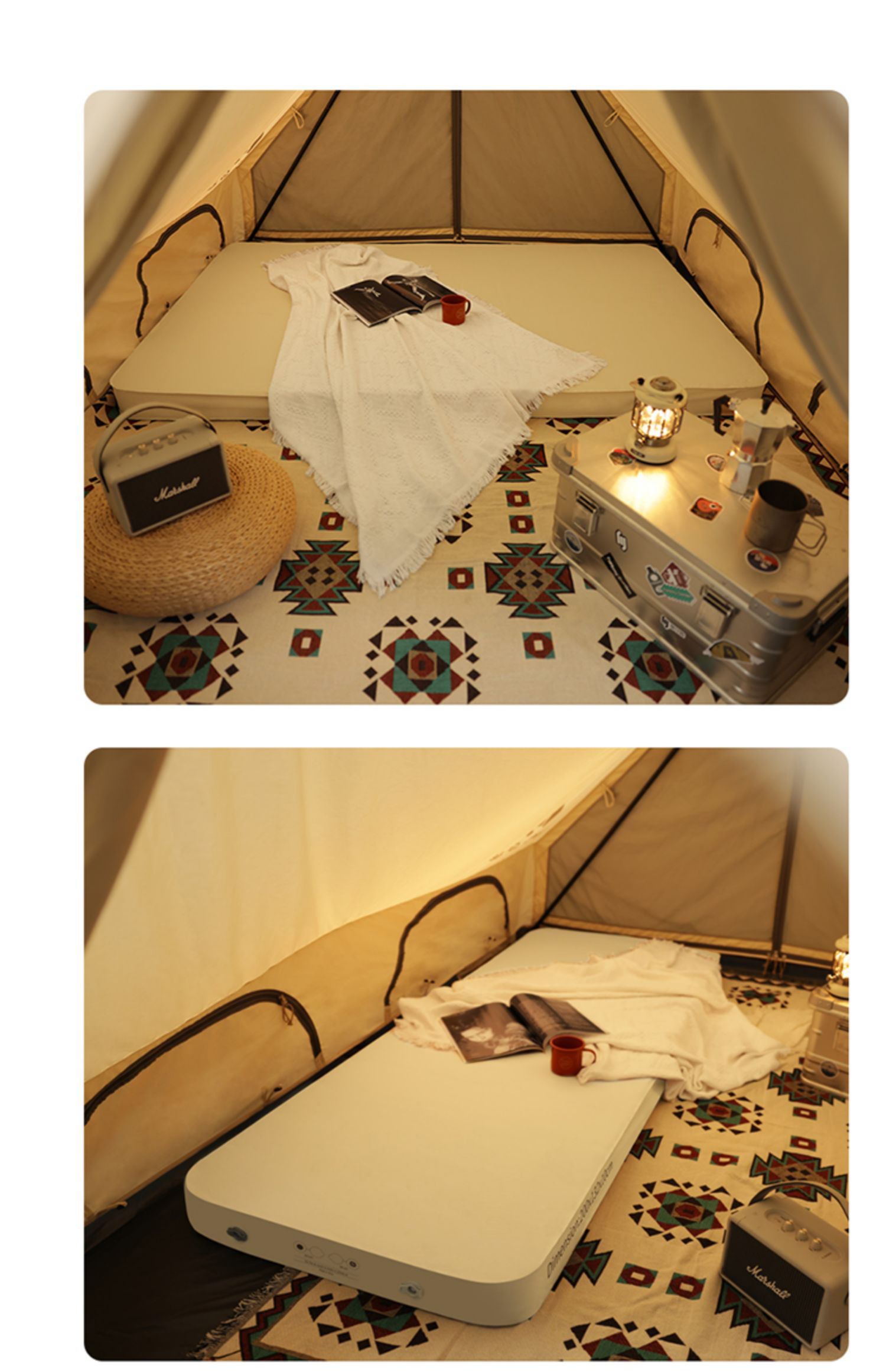 ที่นอนเป่าลมสำหรับตั้งแคมป์ แผ - Outdoor Camping Beds For Sale บทวิจารณ์และราคา
