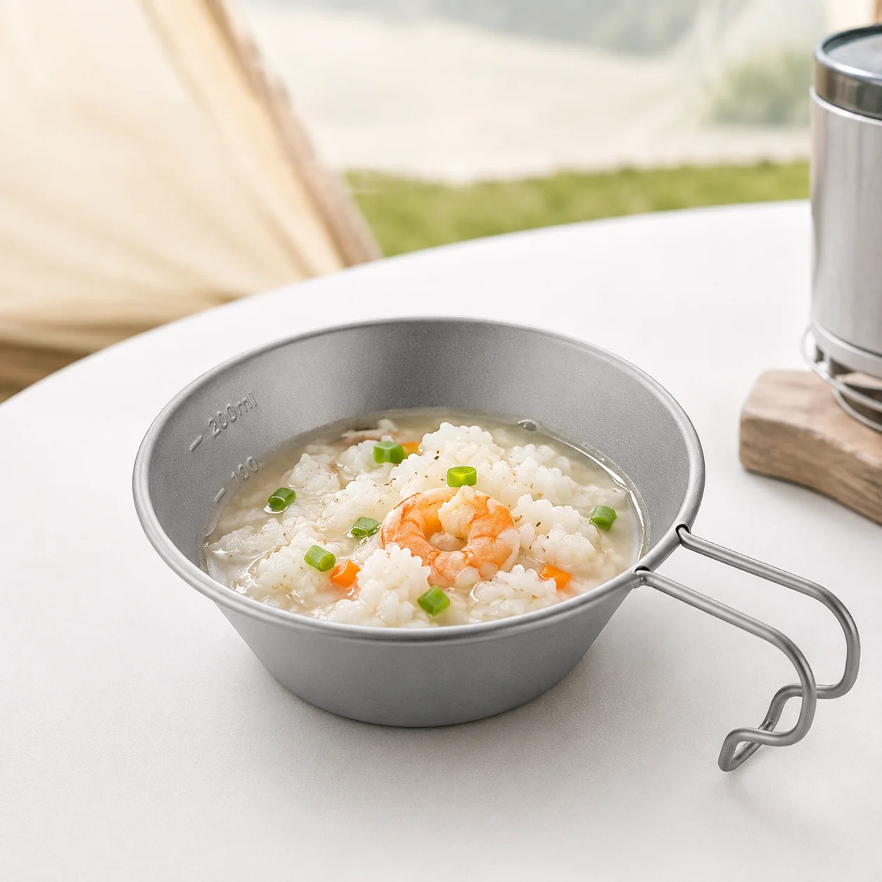 ถ้วยไทเทเนียม Sierra Bowl น้ำห - Outdoor Camping Meals บทวิจารณ์และราคา