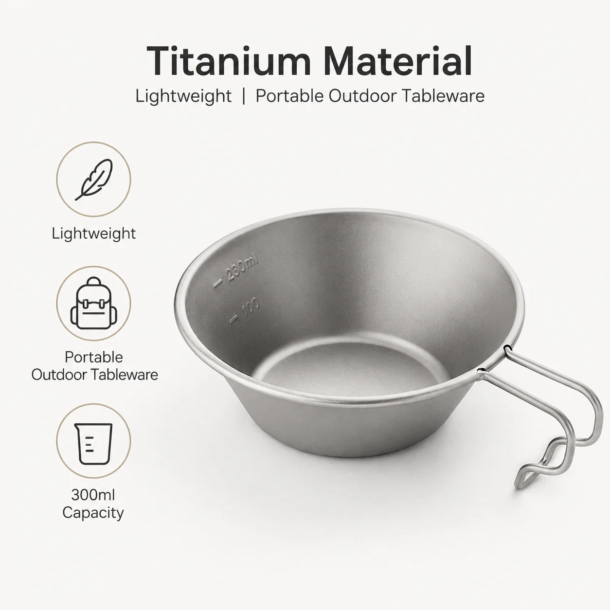 ถ้วยไทเทเนียม Sierra Bowl น้ำห - Outdoor Camping Meals บทวิจารณ์และราคา