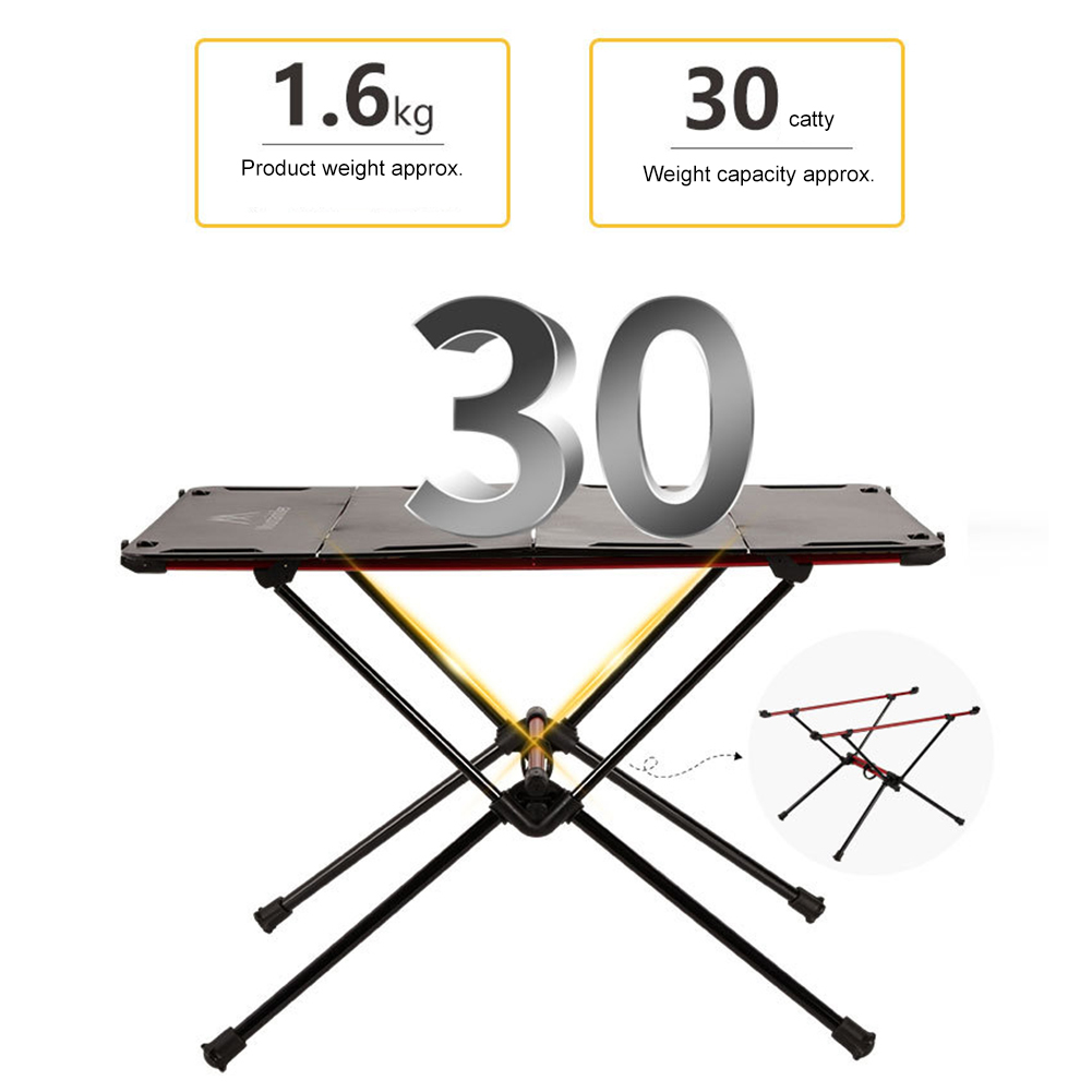 โต๊ะพับสำหรับตั้งแคมป์ น้ำหนัก - Outdoor Camping Cooking Table บทวิจารณ์และราคา