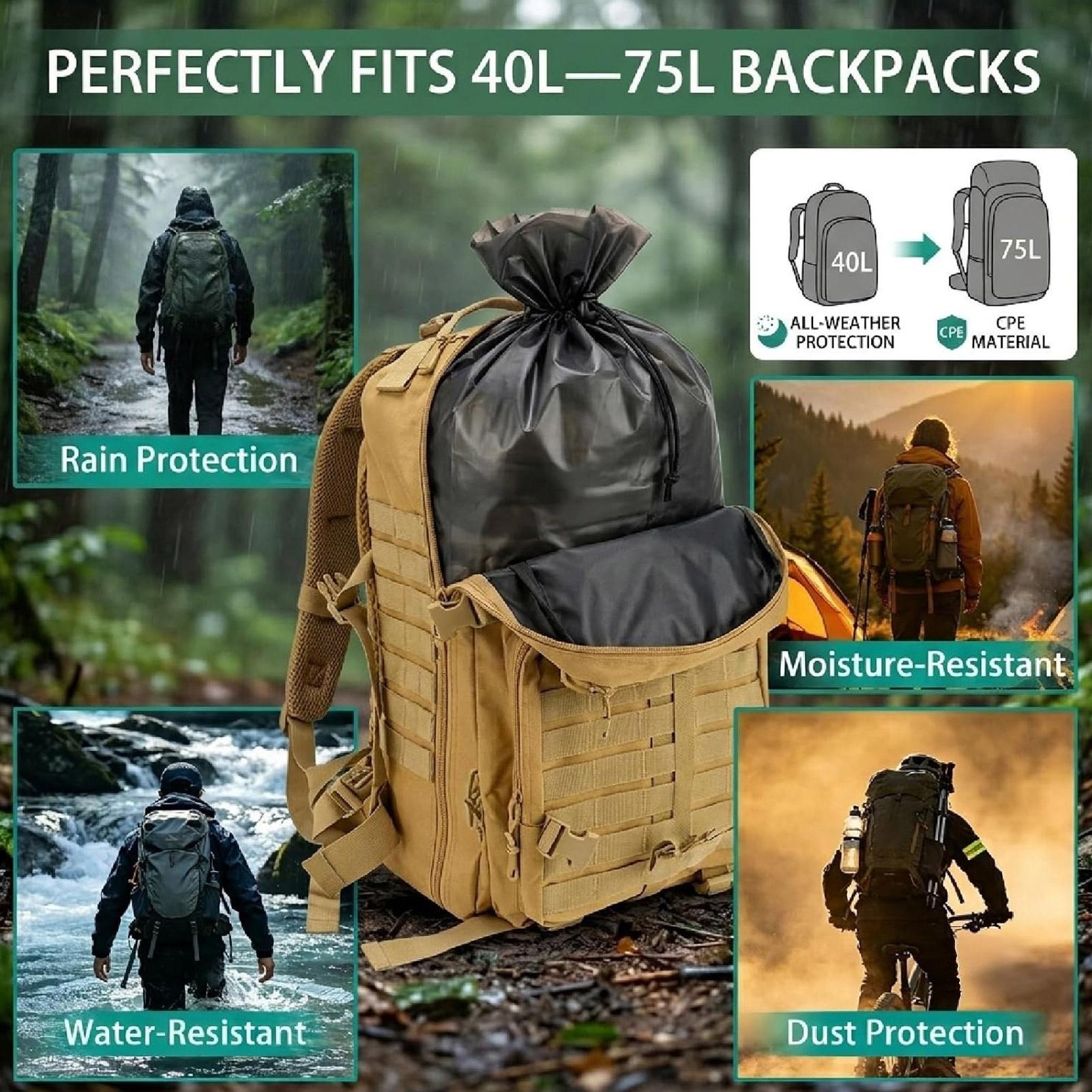 แผ่นรองกระเป๋าเป้กันน้ำ 10 ชิ้ - Outdoor Camping Backpack บทวิจารณ์และราคา