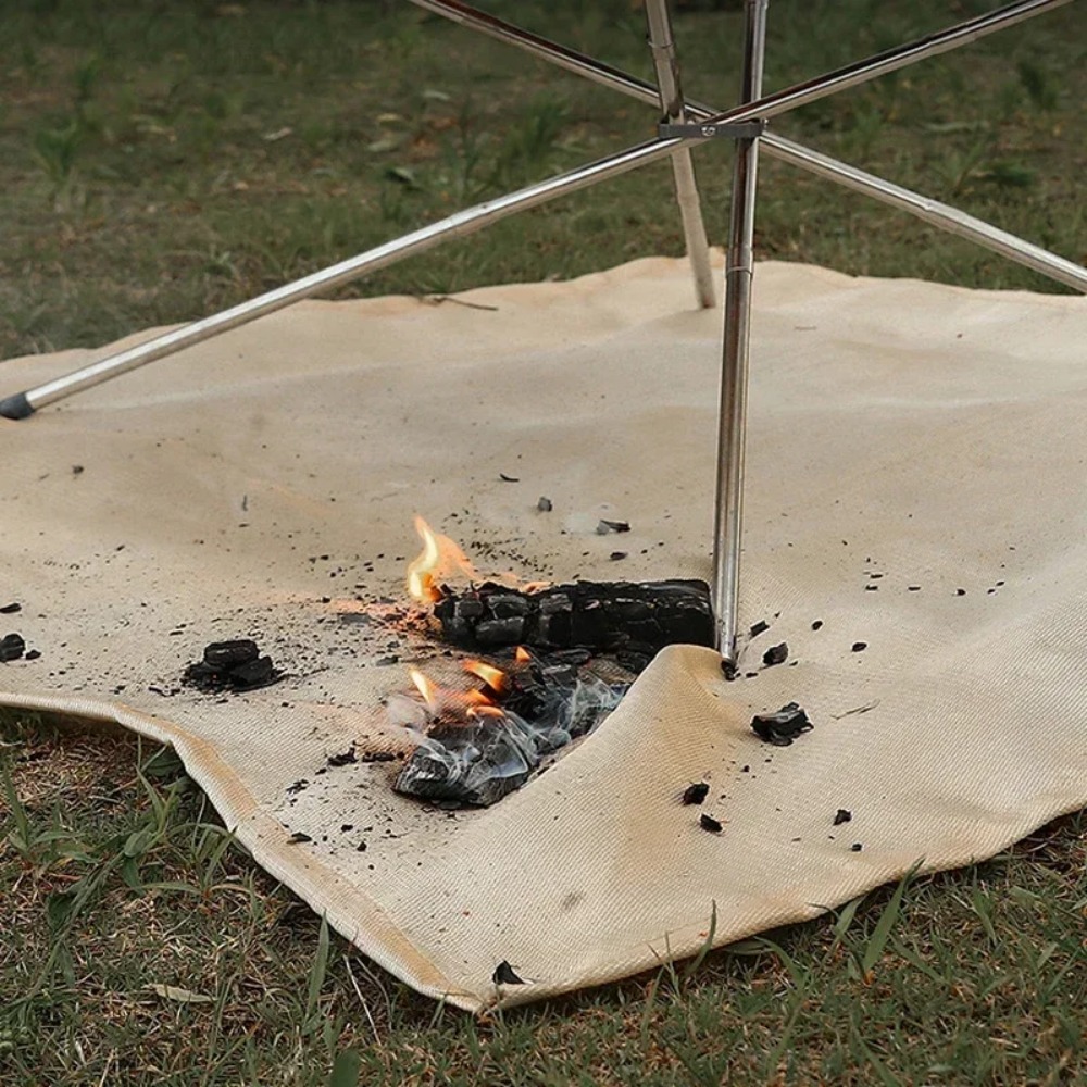 ผ้าห่มกันไฟอุณหภูมิสูง แผ่นใยแ - Outdoor Camping Rugs บทวิจารณ์และราคา