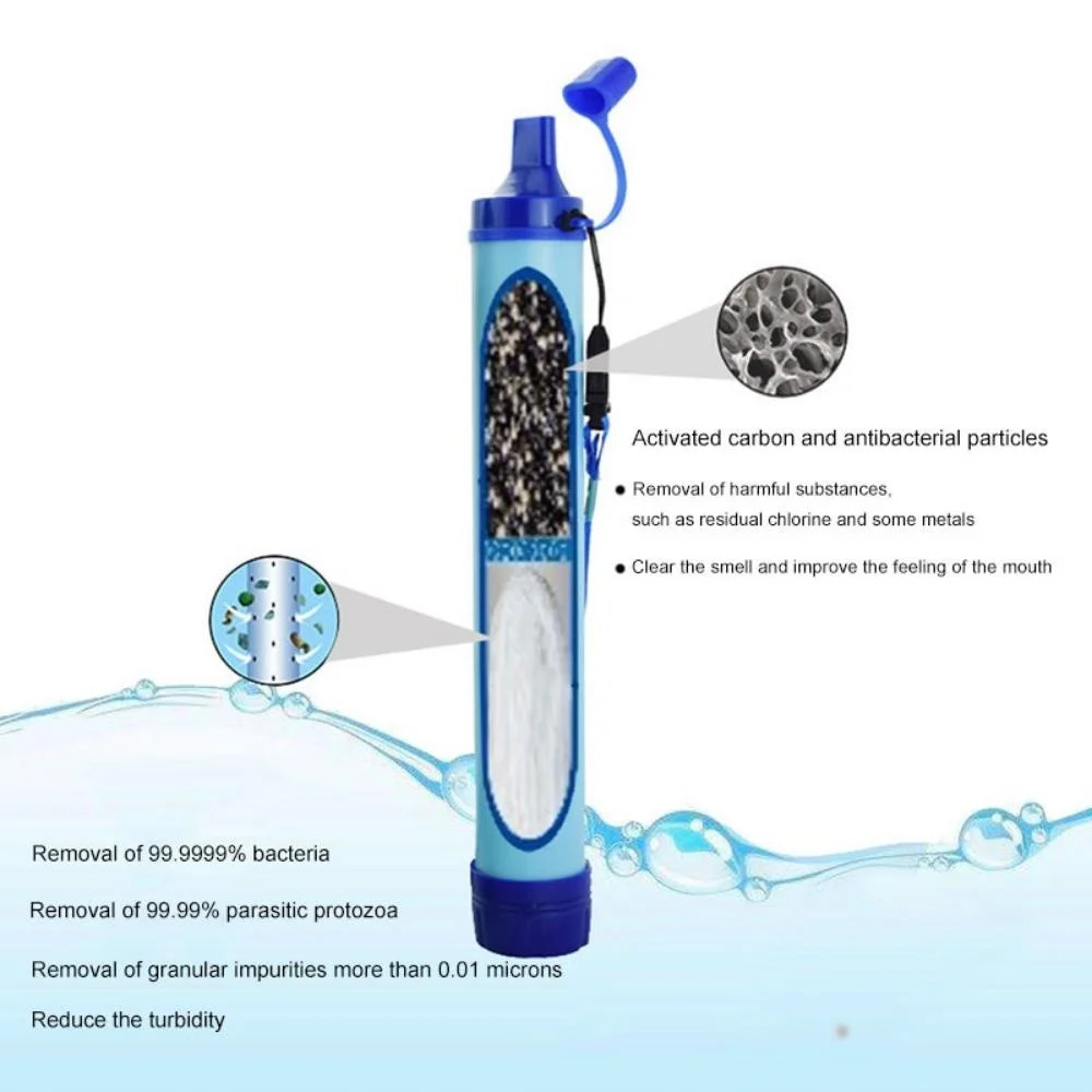 เครื่องกรองน้ำกลางแจ้งแบบพกพา  - Outdoor Camping Water Filter บทวิจารณ์และราคา