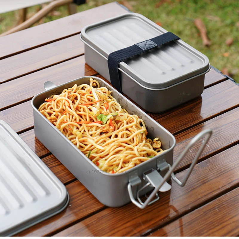 กล่องอาหารกลางวันสี่เหลี่ยมไทเ - Outdoor Camping Meals บทวิจารณ์และราคา