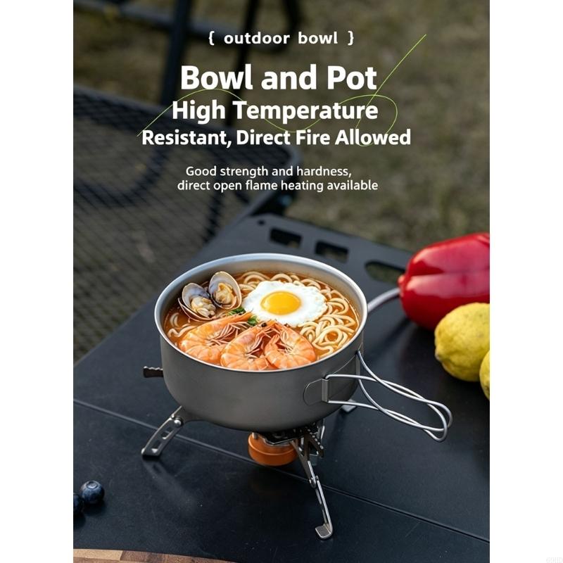 ชามทำอาหาร Metal Camp พร้อมที่ - Outdoor Camping Meals บทวิจารณ์และราคา