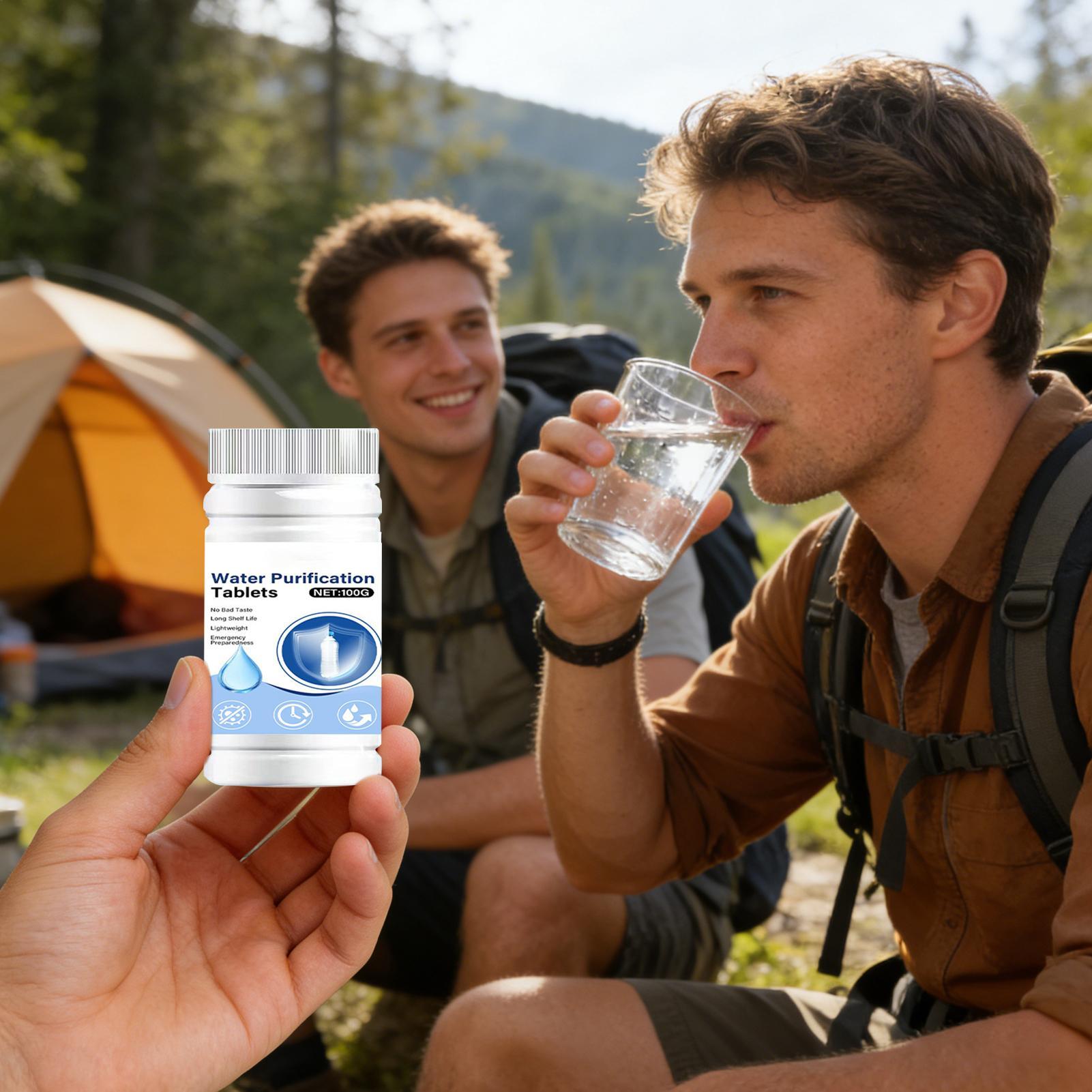 แท็บเล็ตกรองน้ำดื่ม ไร้กลิ่น พ - Outdoor Camping Water Filter บทวิจารณ์และราคา