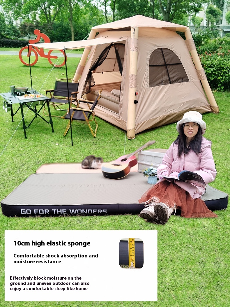 ที่นอนแคมป์ปิ้งแบบพองลมอัตโนมั - Outdoor Camping Rugs บทวิจารณ์และราคา