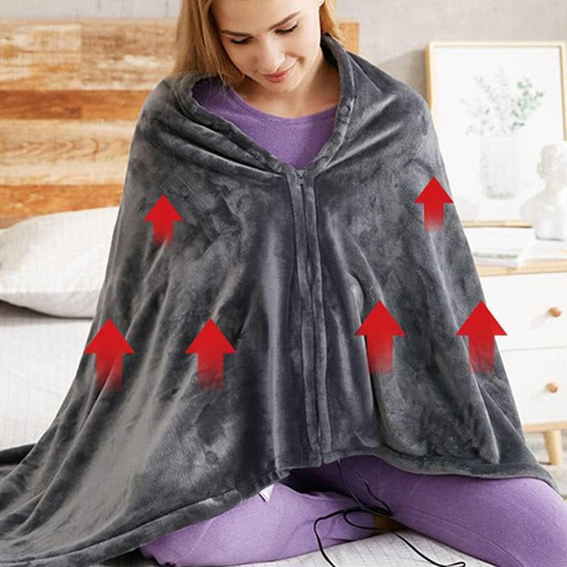 ผ้าคลุมไหล่อุ่นเครื่องทําความร - Outdoor Camping Heated Blanket บทวิจารณ์และราคา