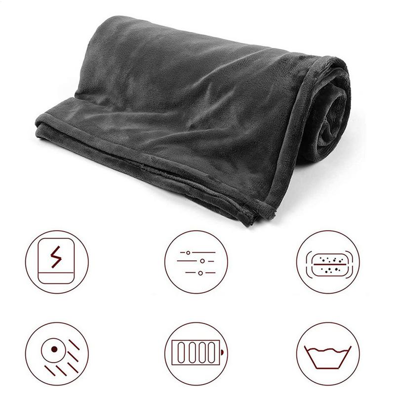ผ้าคลุมไหล่อุ่นเครื่องทําความร - Outdoor Camping Heated Blanket บทวิจารณ์และราคา