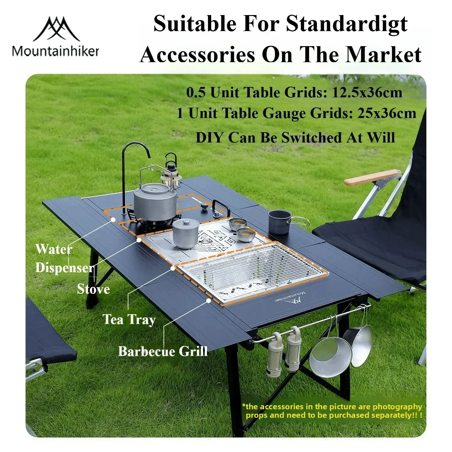 โต๊ะพับได้ Mountainhiker IGT ส - Outdoor Camping Cooking Table บทวิจารณ์และราคา