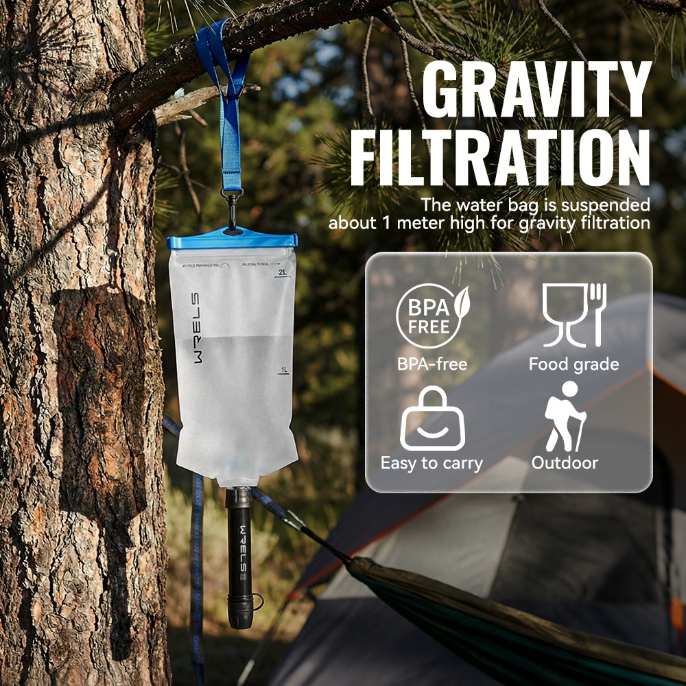 WRELS เครื่องกรองน้ำกลางแจ้งแบ - Outdoor Camping Water Filter บทวิจารณ์และราคา