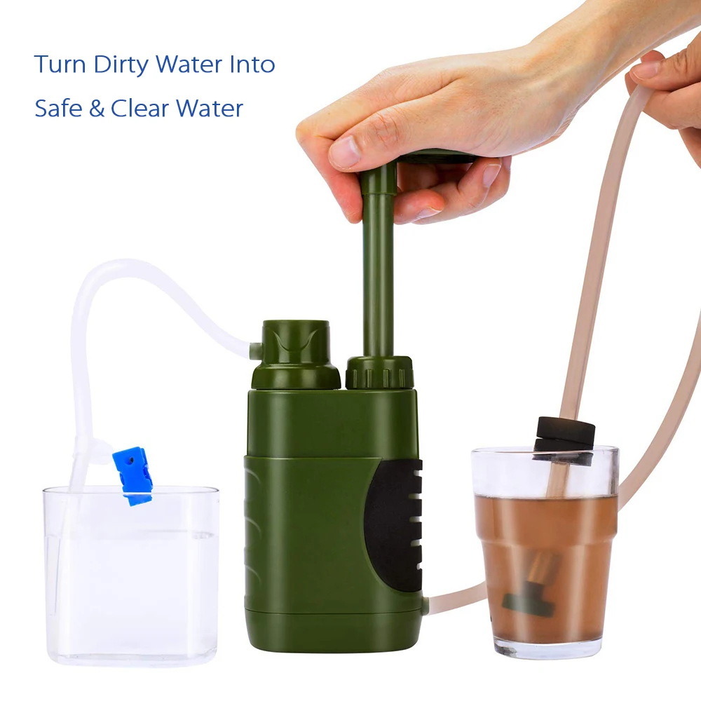 เครื่องกรองน้ำกลางแจ้ง ดื่มได้ - Outdoor Camping Water Filter บทวิจารณ์และราคา