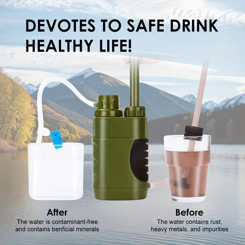 เครื่องกรองน้ำกลางแจ้ง ดื่มได้ - Outdoor Camping Water Filter บทวิจารณ์และราคา