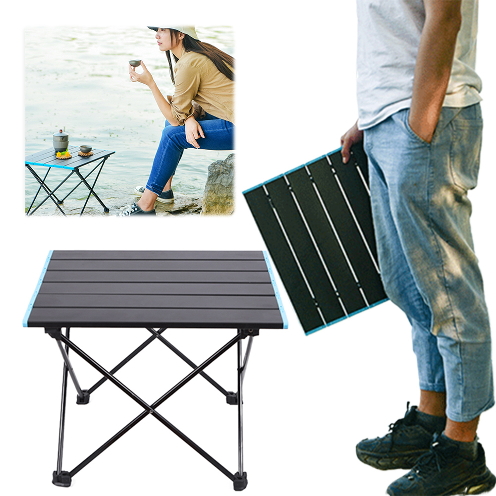 โต๊ะตั้งแคมป์ โต๊ะชายหาดอลูมิเ - Outdoor Camping Cooking Table บทวิจารณ์และราคา