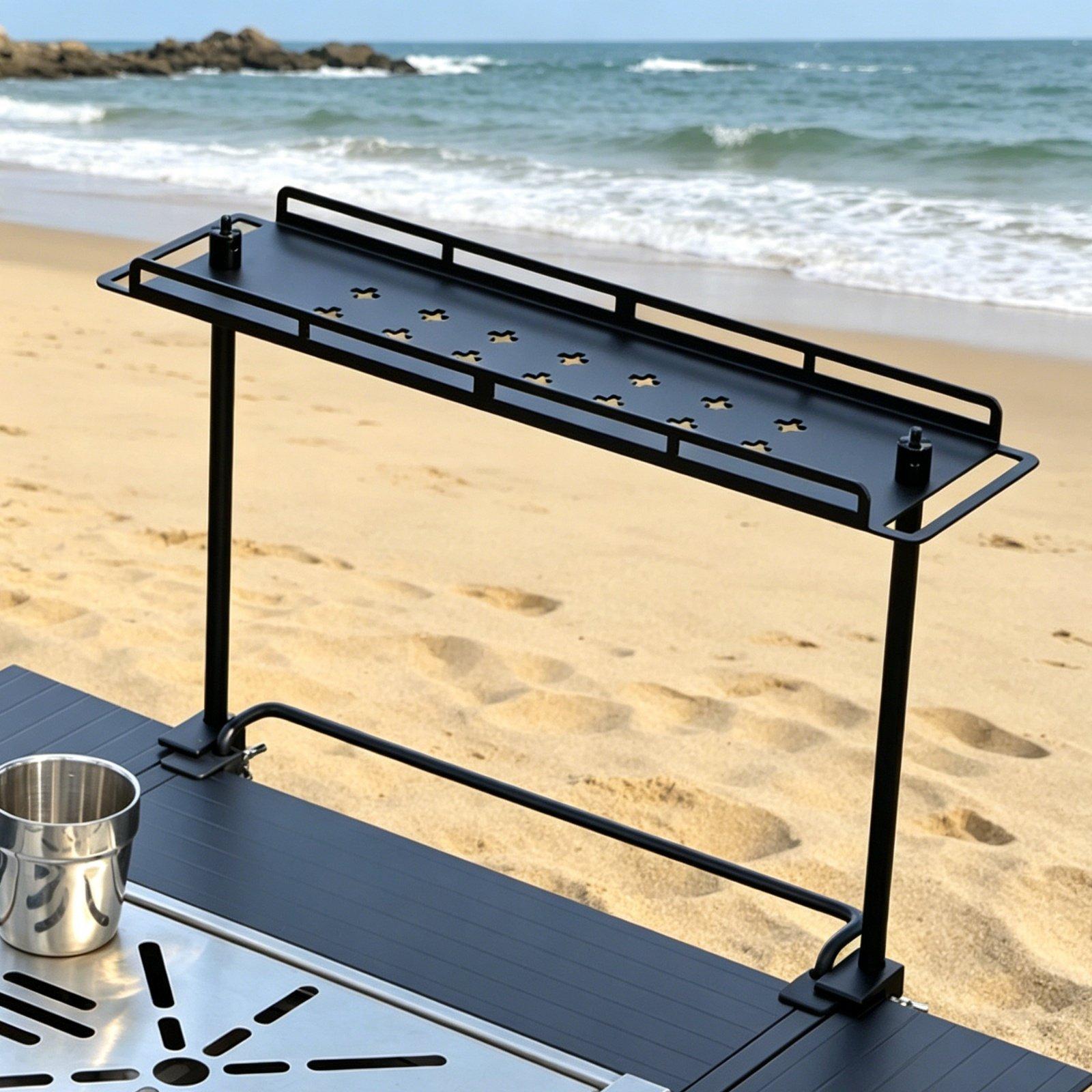 ชั้นวางของกลางแจ้ง น้ำหนักเบา  - Outdoor Camping Table With Storage บทวิจารณ์และราคา