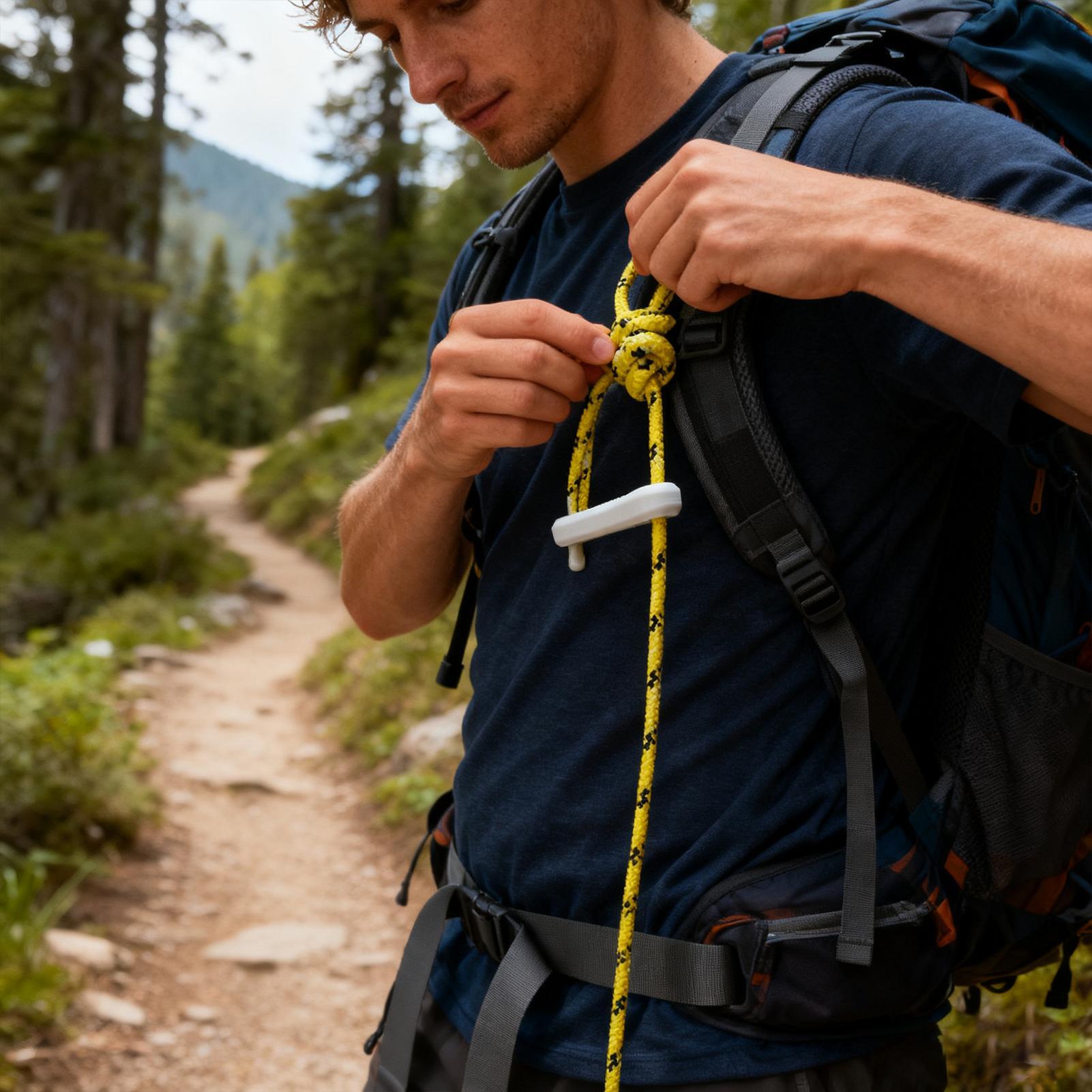 ตัวรัดเชือกสำหรับตั้งแคมป์ แบบ - Outdoor Camping Backpack บทวิจารณ์และราคา