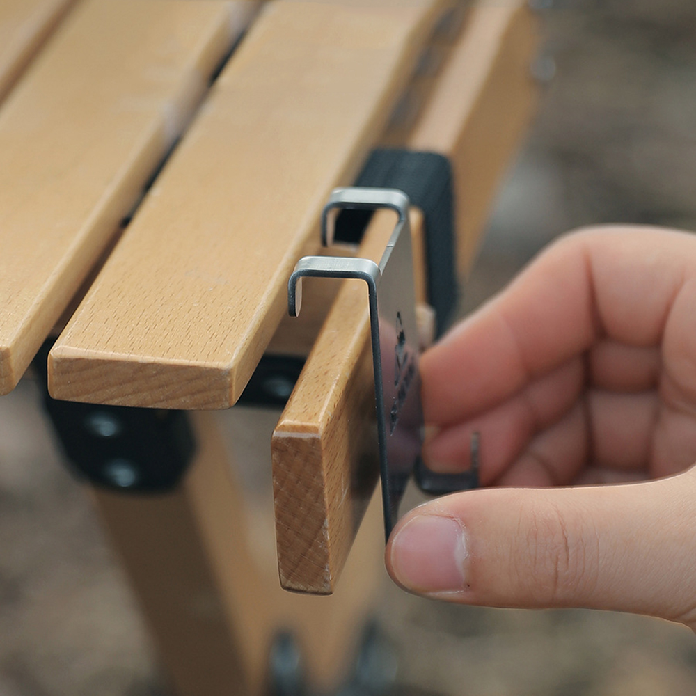 แขวนกระป๋องแก๊ส Hook Camping ต - Outdoor Camping Table With Storage บทวิจารณ์และราคา